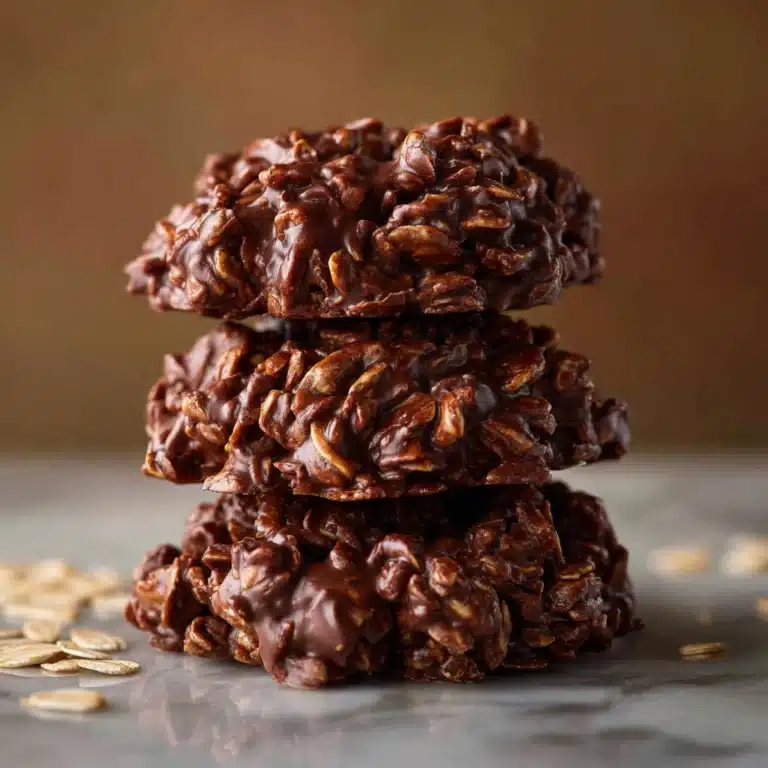 Chocolate Peanut Butter No Bake Cookies Recipe