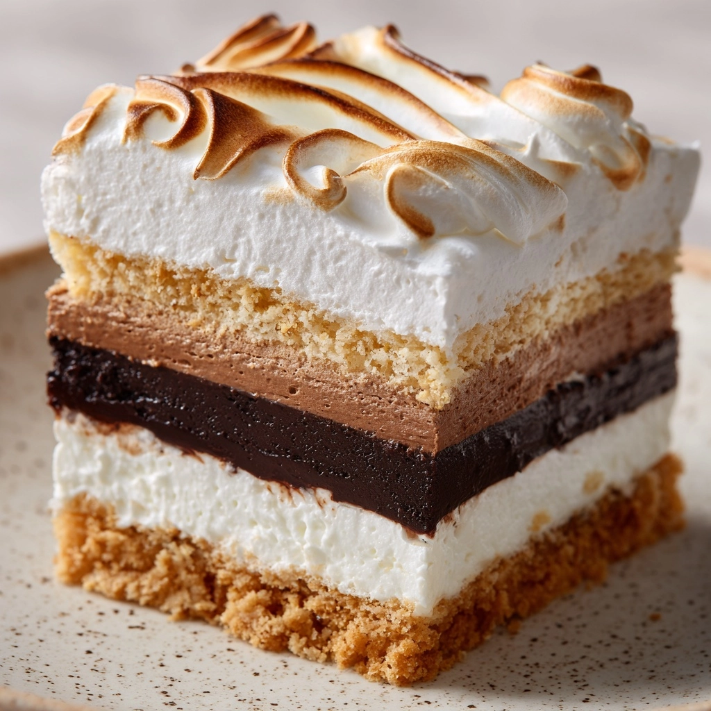 No Bake S’mores Icebox Cake Recipe - Recipe Image