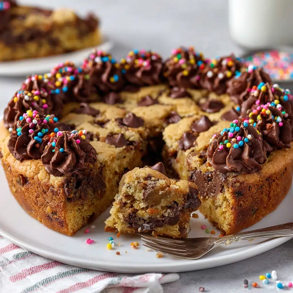 Chocolate Chip Cookie Cake Recipe - Recipe Image