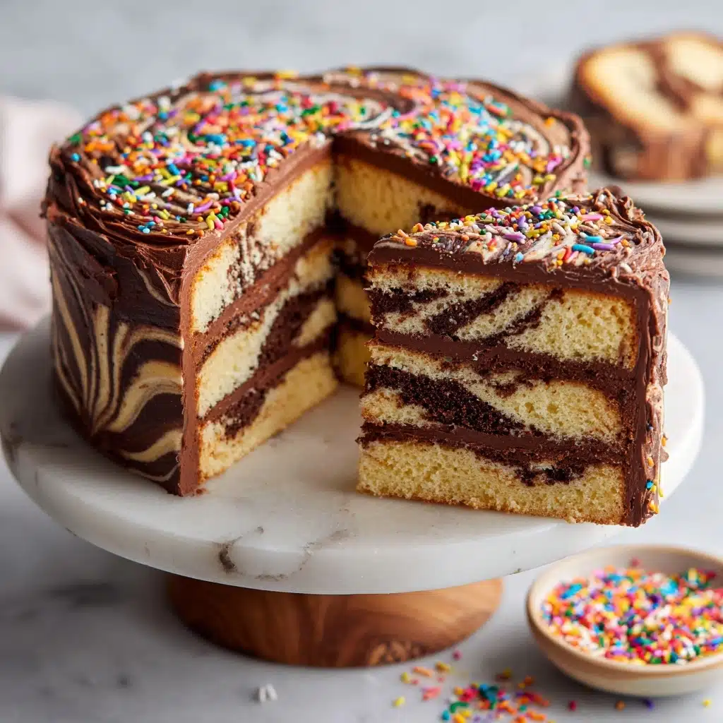Zebra Cake Recipe - Recipe Image