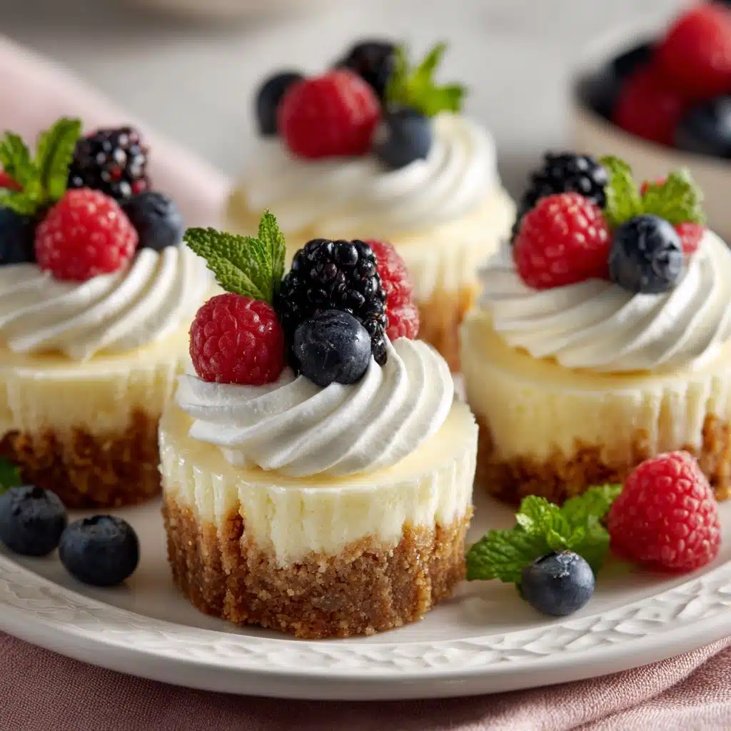 Mini Cheesecakes (in a Standard Muffin Pan) Recipe - Recipe Image