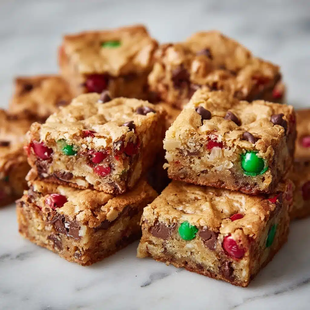 Soft-Baked M\&M Cookie Bars Recipe - Recipe Image