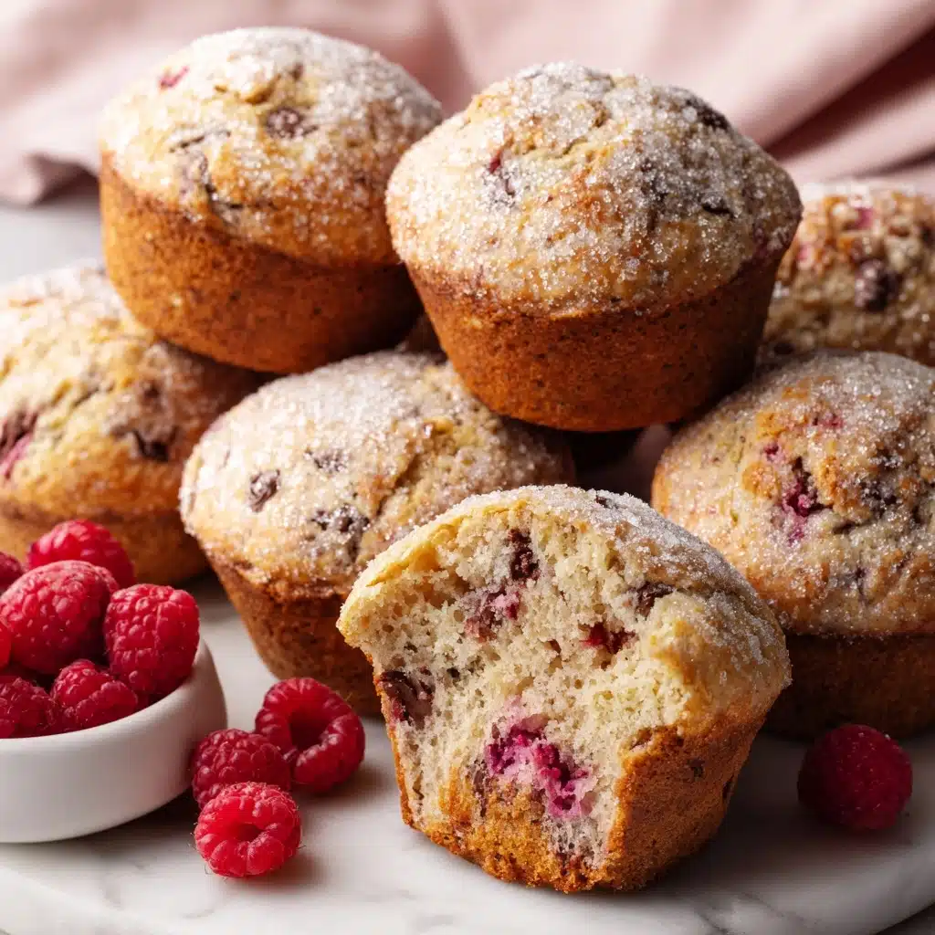 Jumbo Raspberry Chocolate Chip Muffins Recipe - Recipe Image