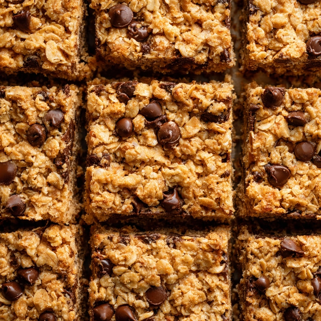 Pumpkin Chocolate Chip Oatmeal Bars Recipe - Recipe Image