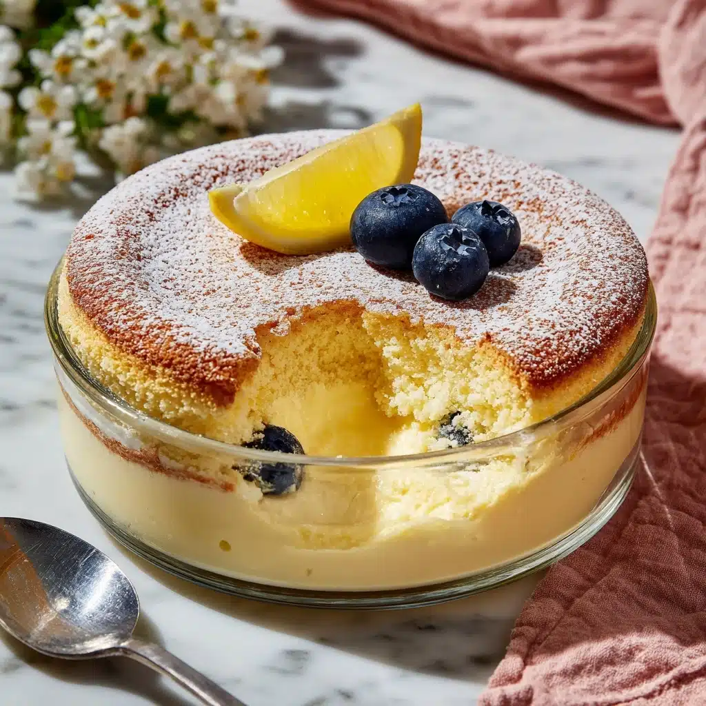 Lemon Pudding Cakes Recipe - Recipe Image