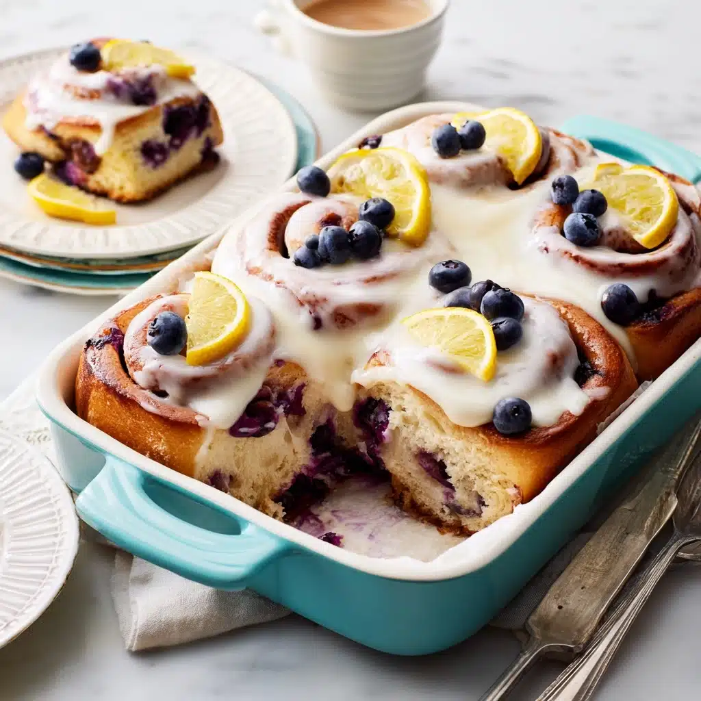 Blueberry Lemon Sweet Rolls Recipe - Recipe Image