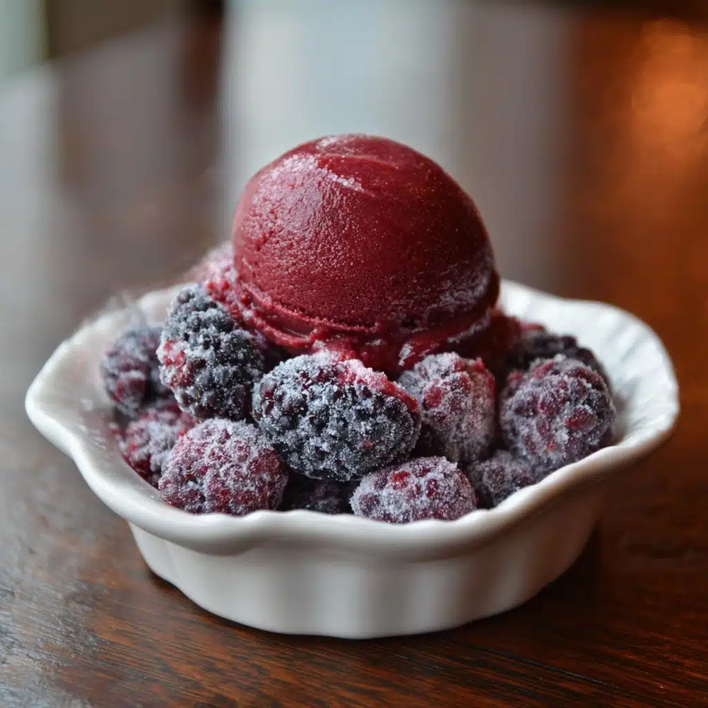 Blackberry Sorbet Recipe - Recipe Image