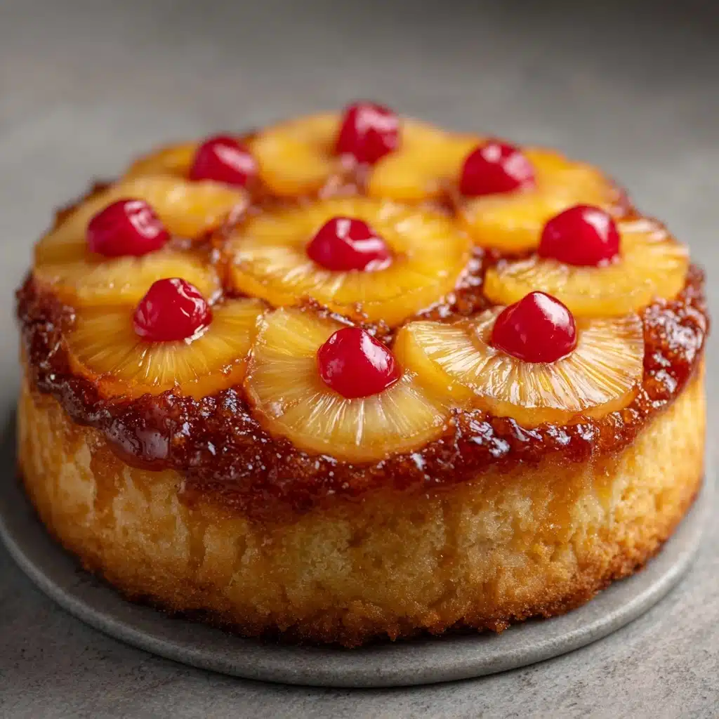 Coconut Pineapple Upside Down Cake Recipe - Recipe Image