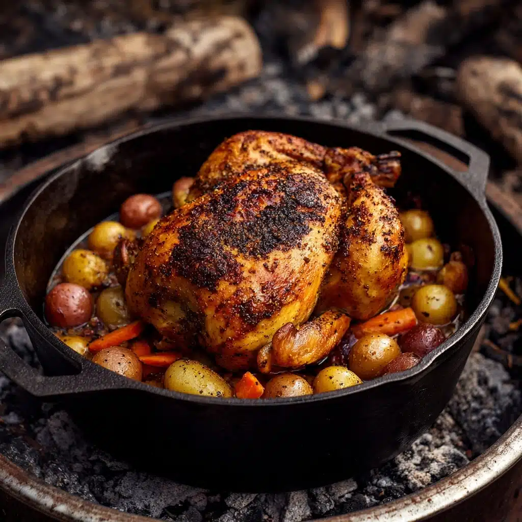 Campfire Roast Chicken Recipe - Recipe Image