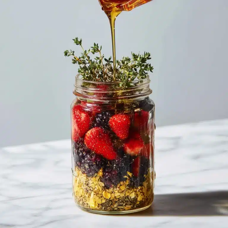 Strawberry and Herb Shrub Recipe