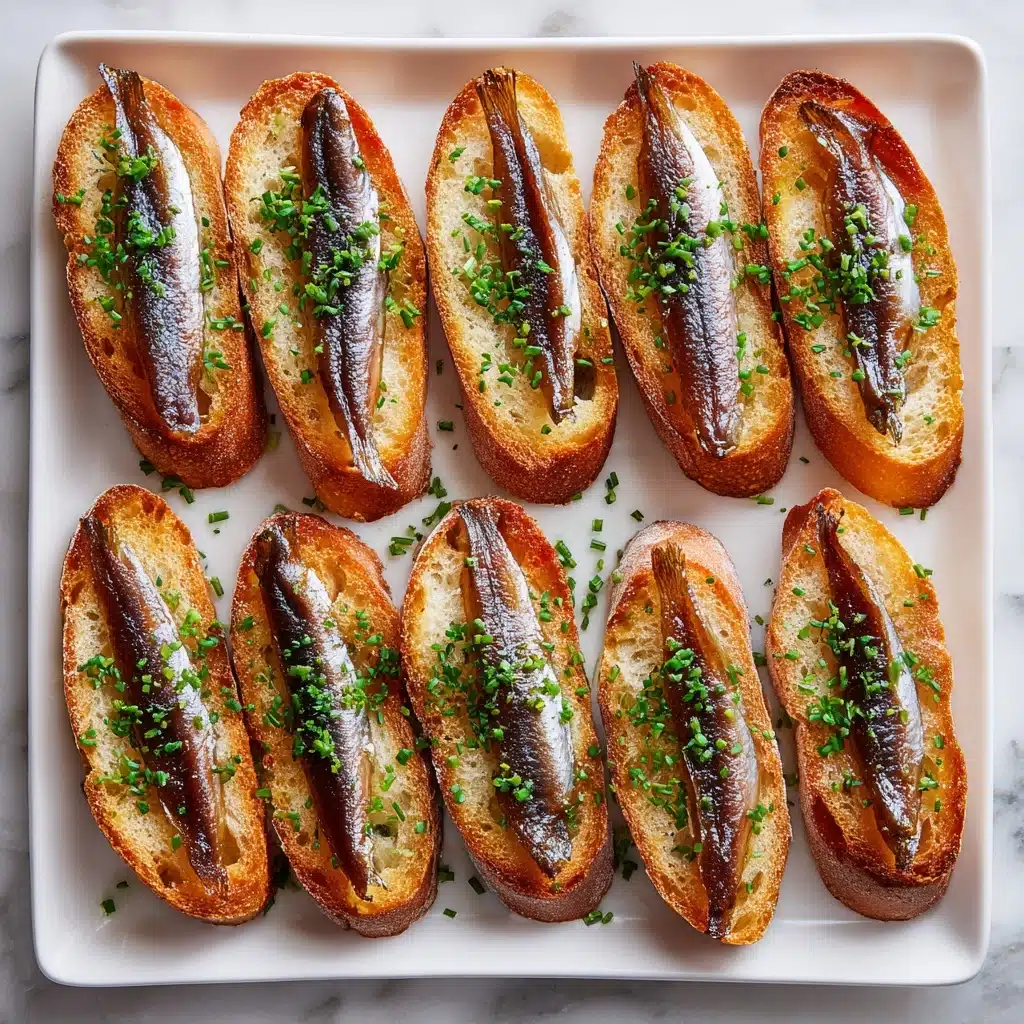 Anchovy Toasts Recipe
