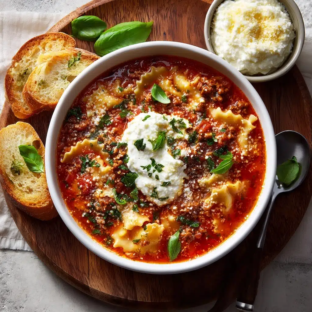Crockpot Lasagna Soup Recipe