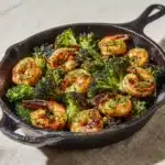 Healthy Garlic Butter Shrimp and Broccoli Recipe