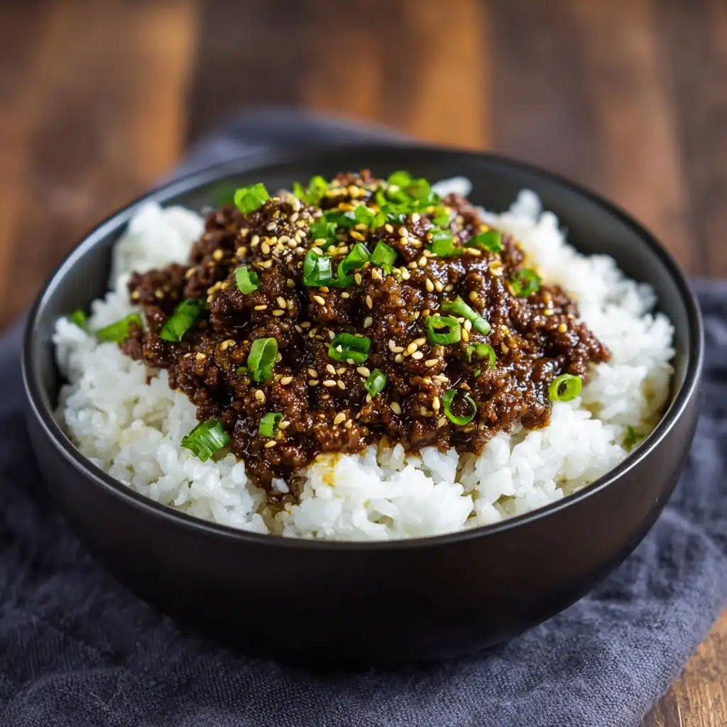Korean Ground Beef Bowl Recipe