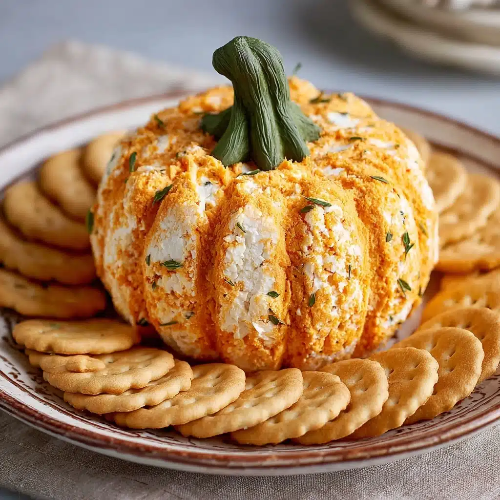 Pumpkin-Shaped Cheeseball Recipe