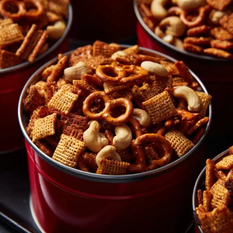 Christmas Eve Savoury Snack Mix Recipe