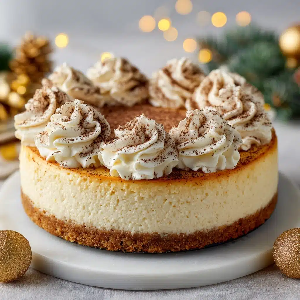 Eggnog Cheesecake Recipe - Recipe Image