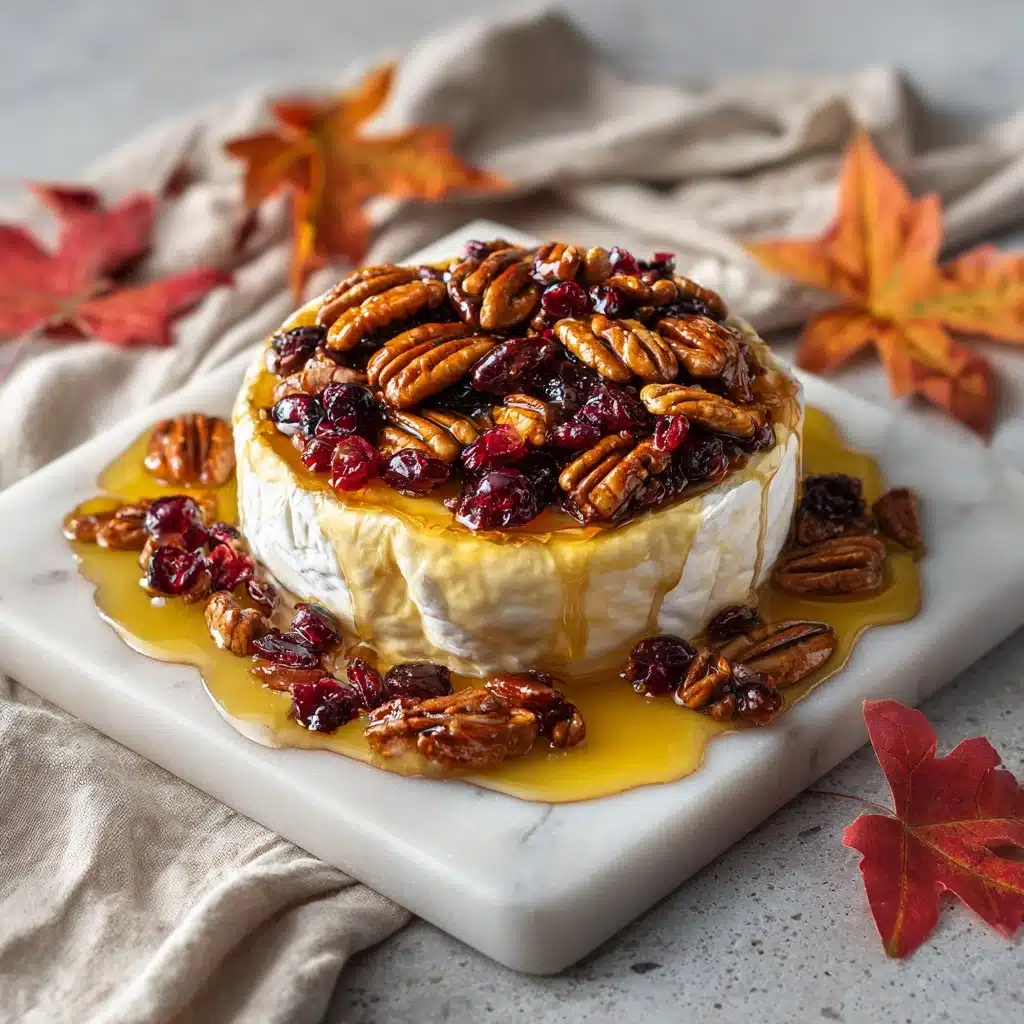 Baked Brie with Cranberries and Pecans Recipe - Recipe Image