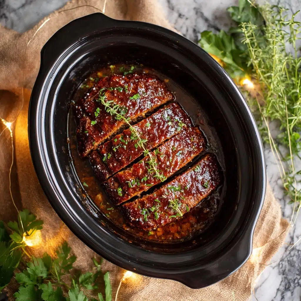 Crockpot Meatloaf Recipe - Recipe Image