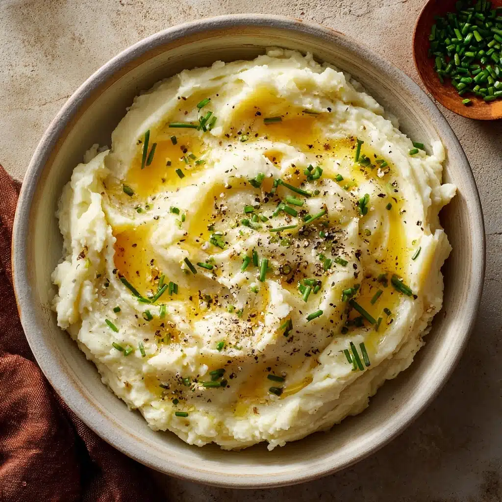 Crockpot Garlic Mashed Potatoes Recipe - Recipe Image