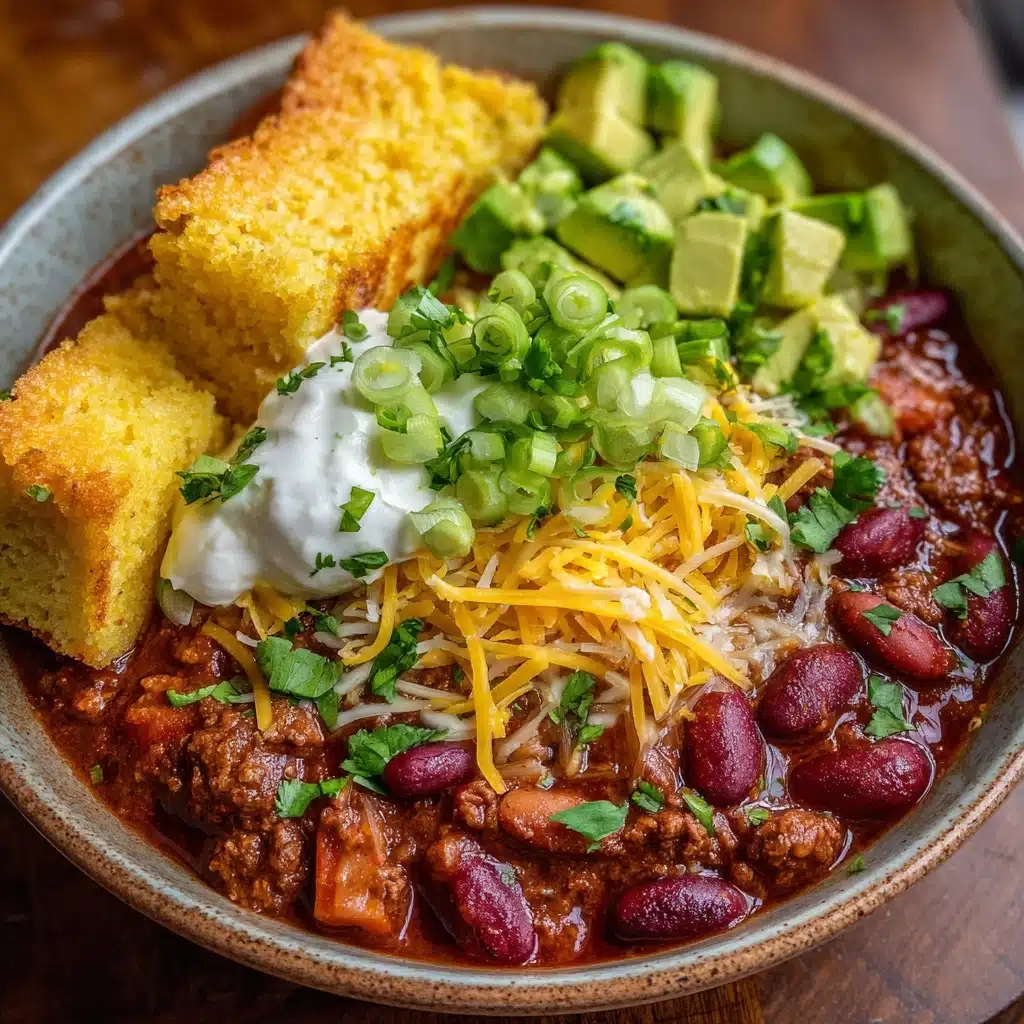 Four Bean Spicy Crockpot Chili Recipe - Recipe Image