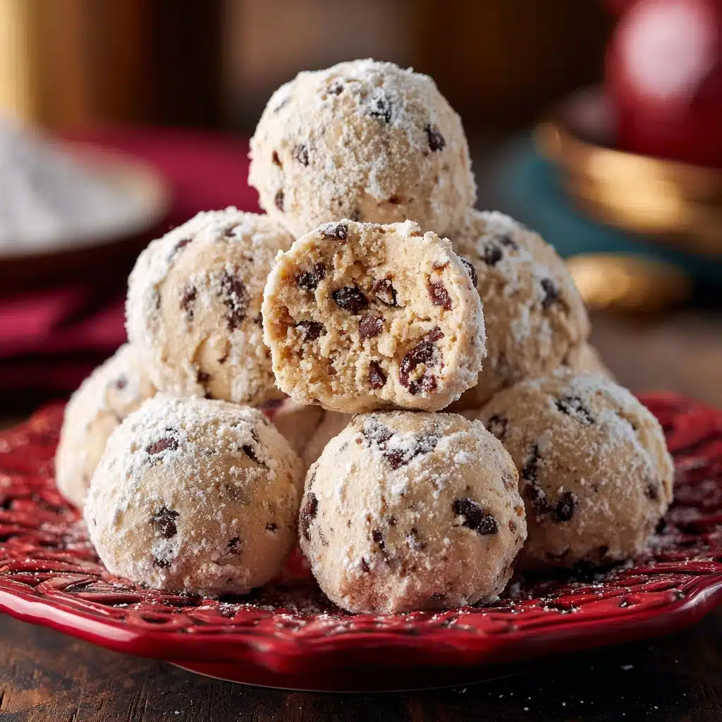 Peanut Butter Chocolate Chip Snowball Cookies Recipe - Recipe Image