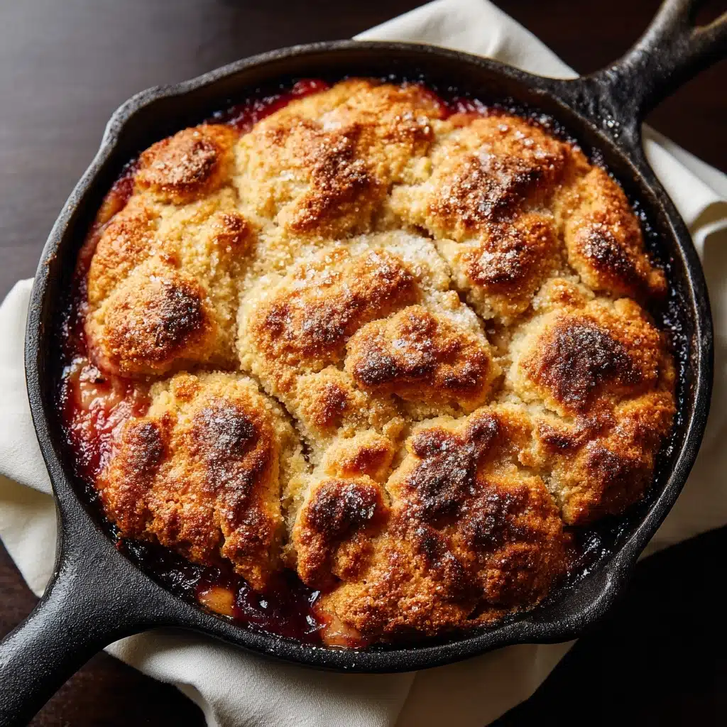 Peach Cobbler with Vanilla Ice Cream Recipe - Recipe Image