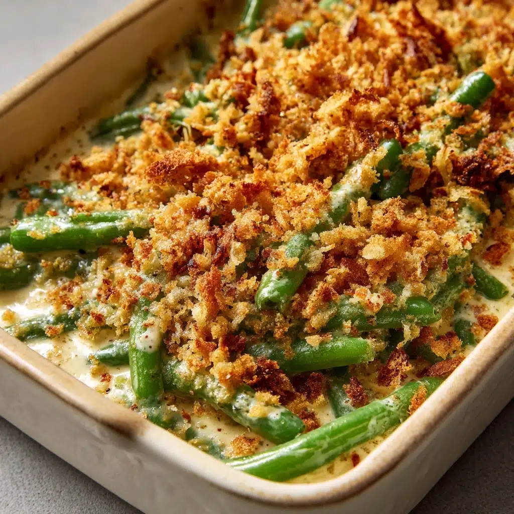 Easy Cream Cheese Green Bean Casserole Recipe - Recipe Image