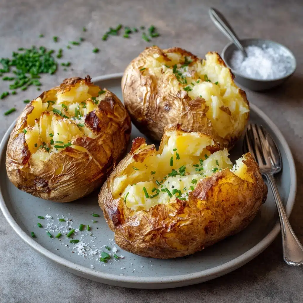 Air Fryer Jacket Potatoes (Baked Potatoes) Recipe - Recipe Image