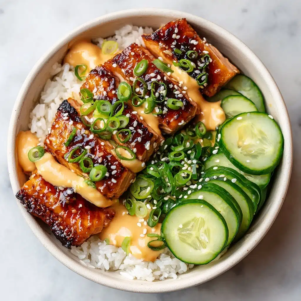 Spicy Salmon Rice Bowl Recipe - Recipe Image