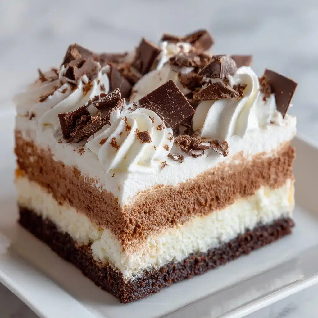 Brownie Refrigerator Cake Recipe - Recipe Image