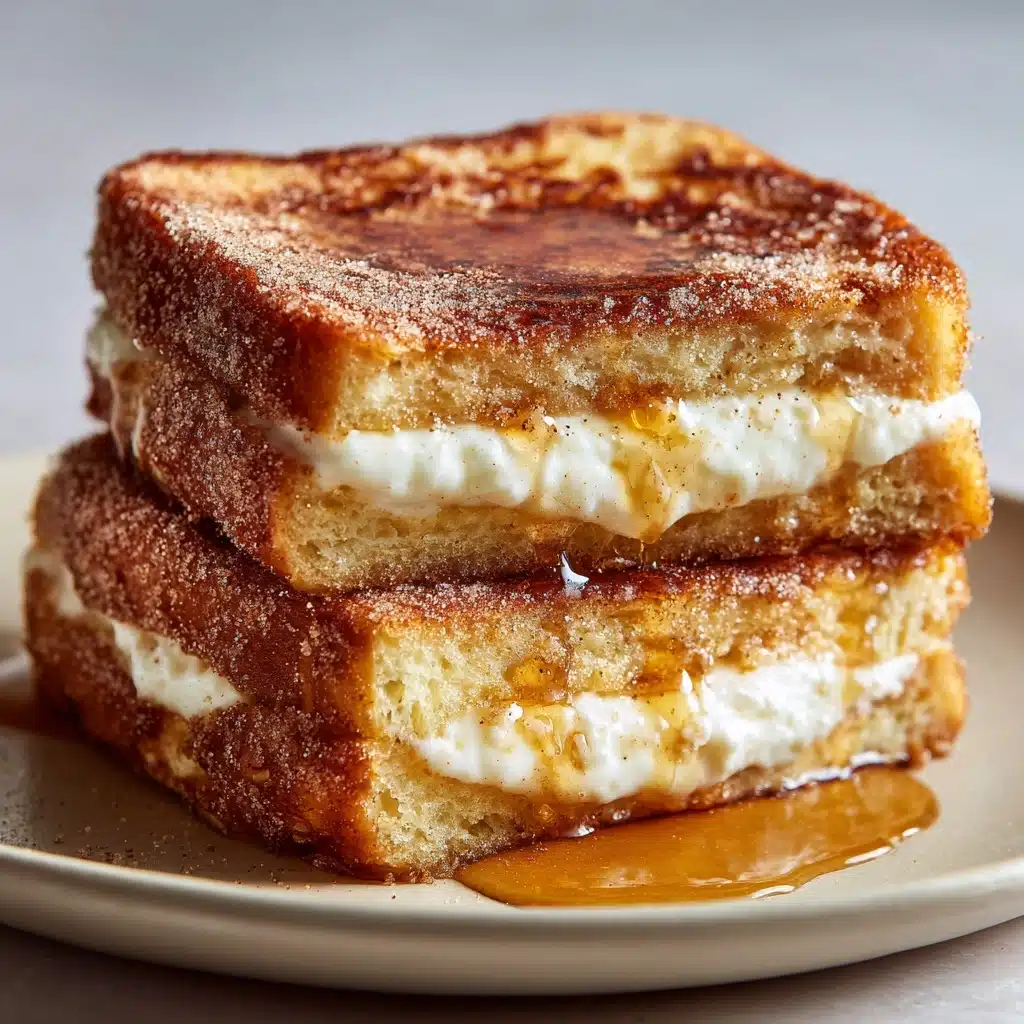 Churro Stuffed French Toast with Cinnamon Sugar Recipe - Recipe Image