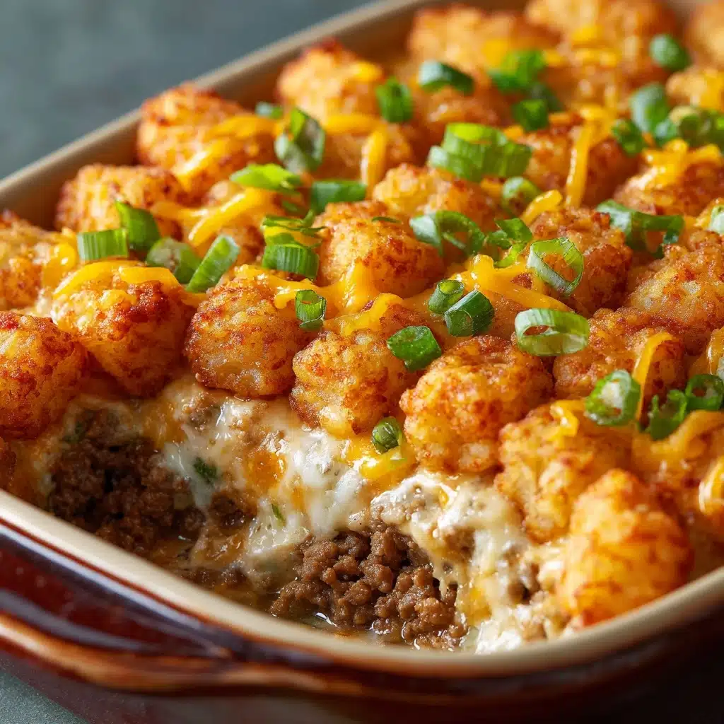 Cowboy Tater Tot Casserole Recipe - Recipe Image