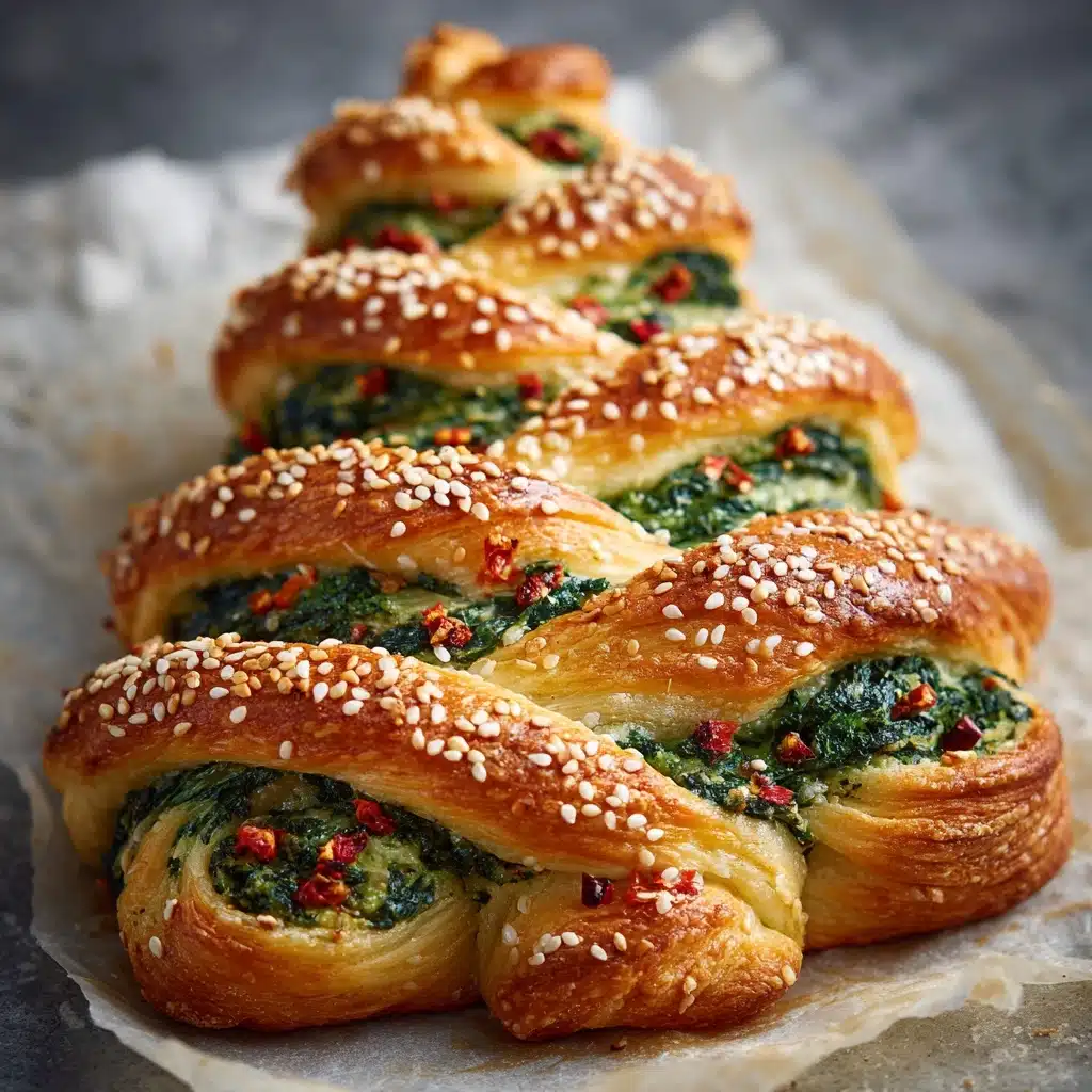 Christmas Tree Spinach Dip Breadsticks Recipe - Recipe Image