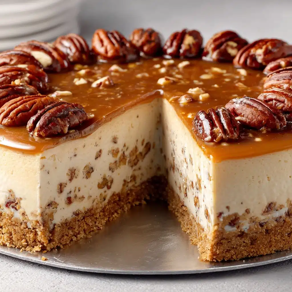 Butter Pecan Cheesecake Recipe - Recipe Image