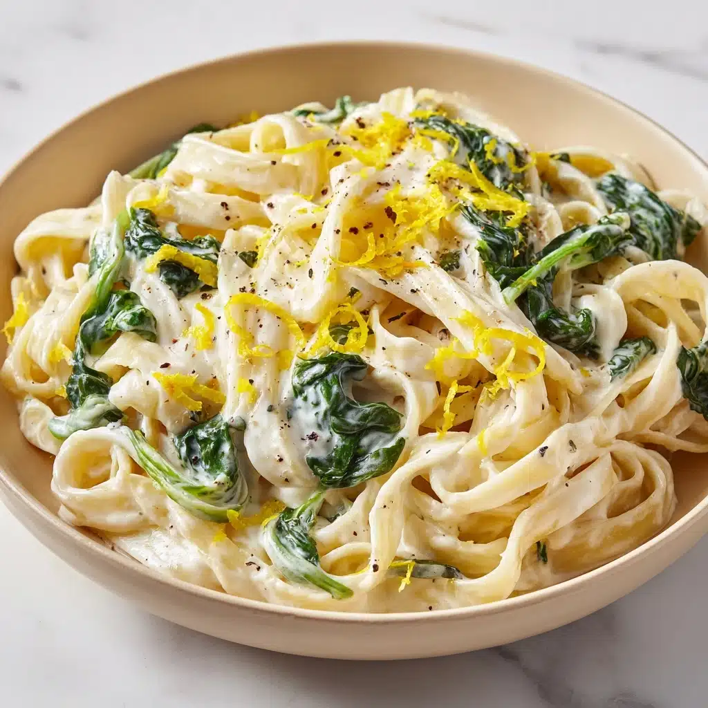 Easy Lemon Ricotta Pasta & Spinach Recipe - Recipe Image
