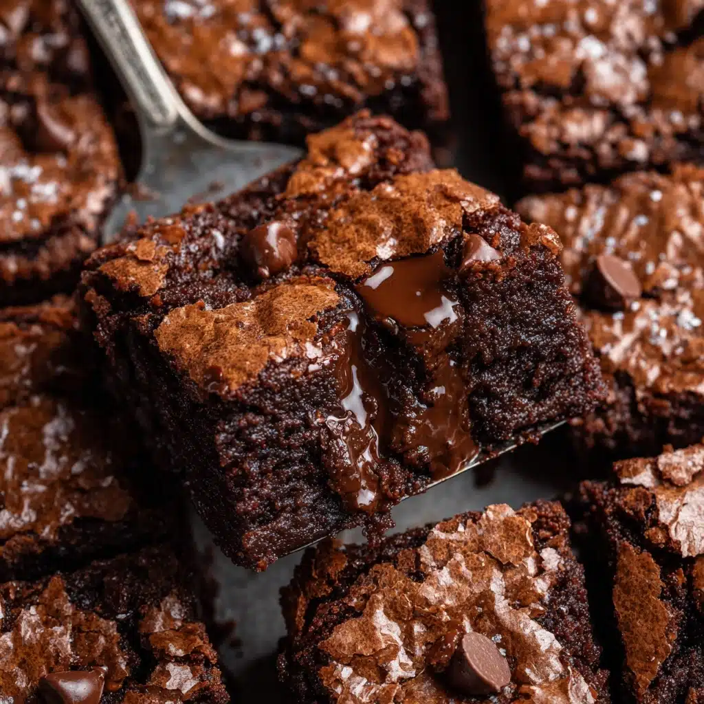 Peanut Butter Chocolate Fudge Brownies Recipe - Recipe Image