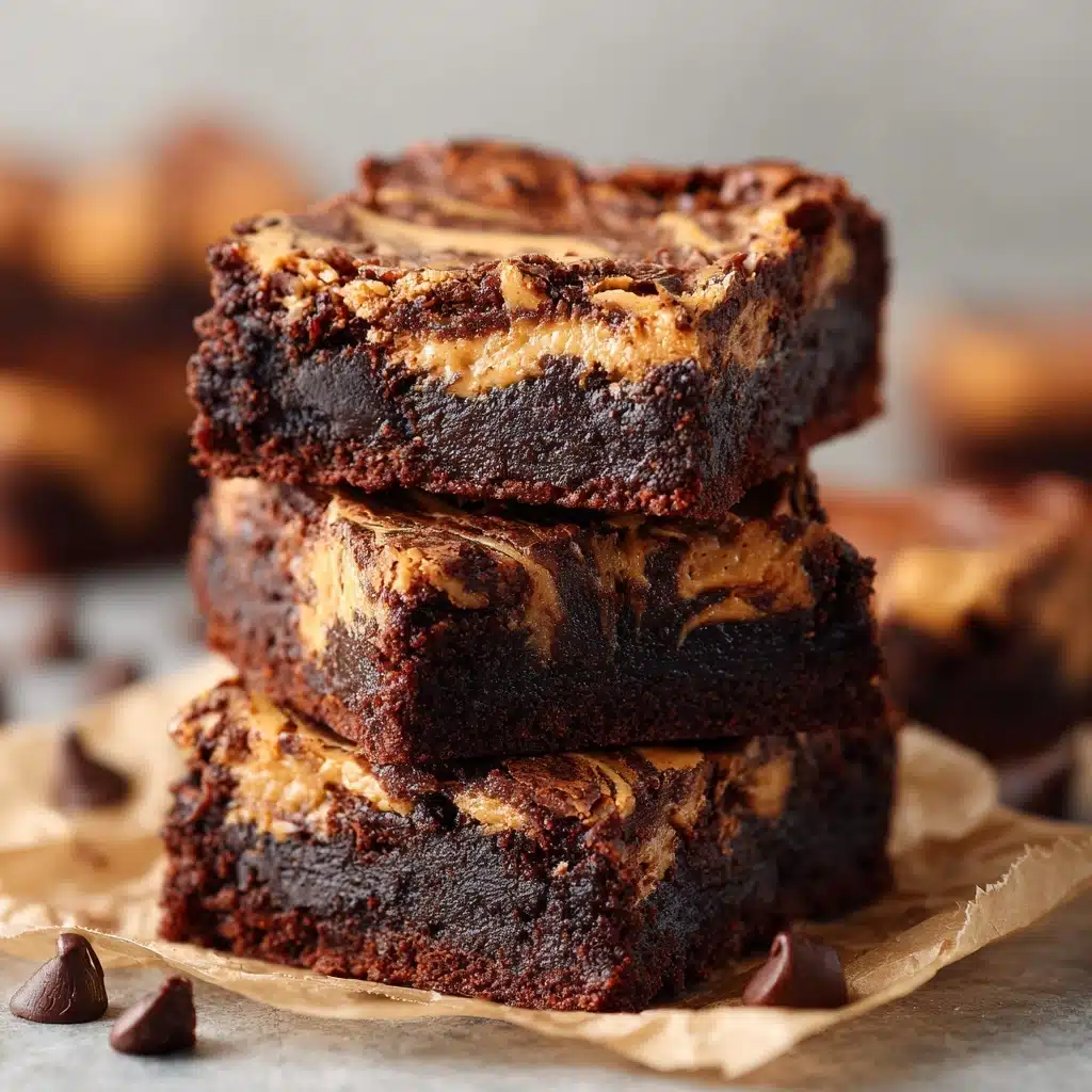 Peanut Butter Brownies with a Healthy Twist Recipe - Recipe Image