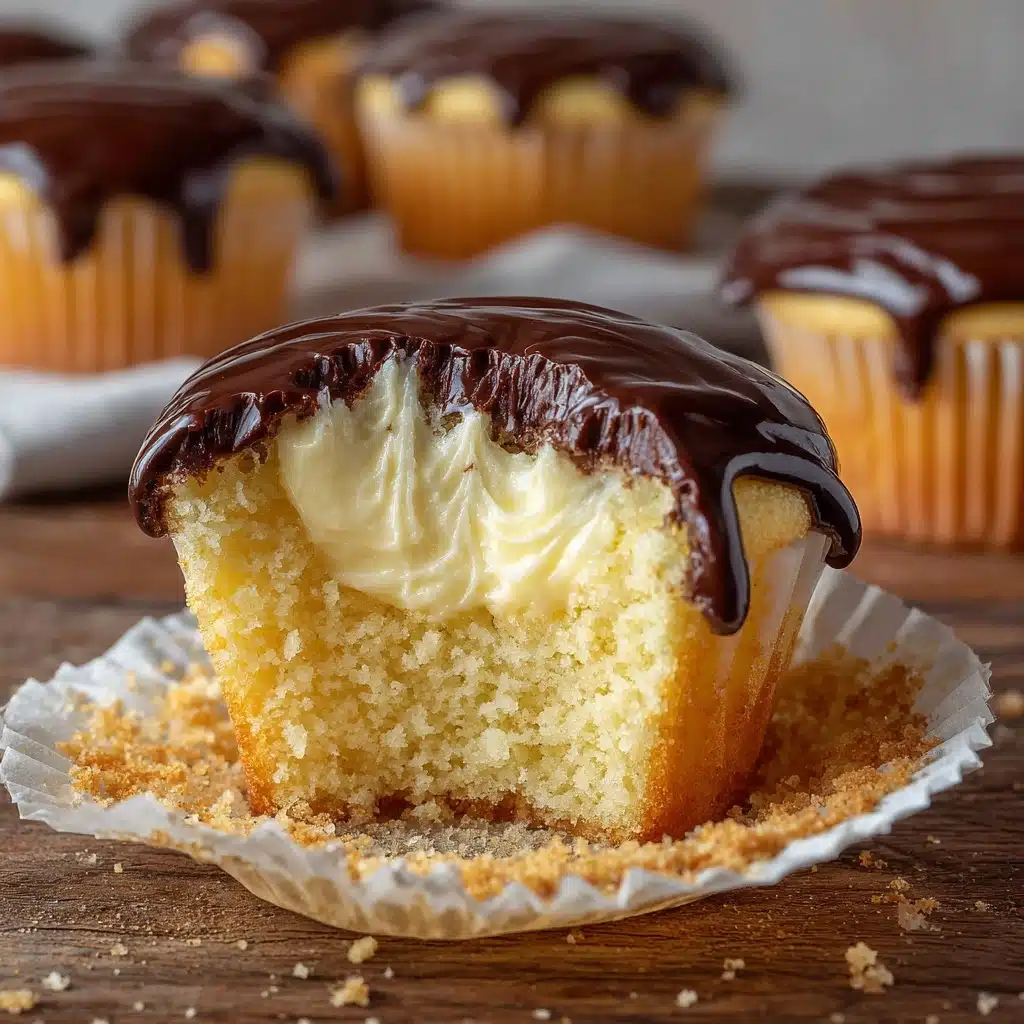 Daddy’s Boston Cream Cupcakes Recipe - Recipe Image