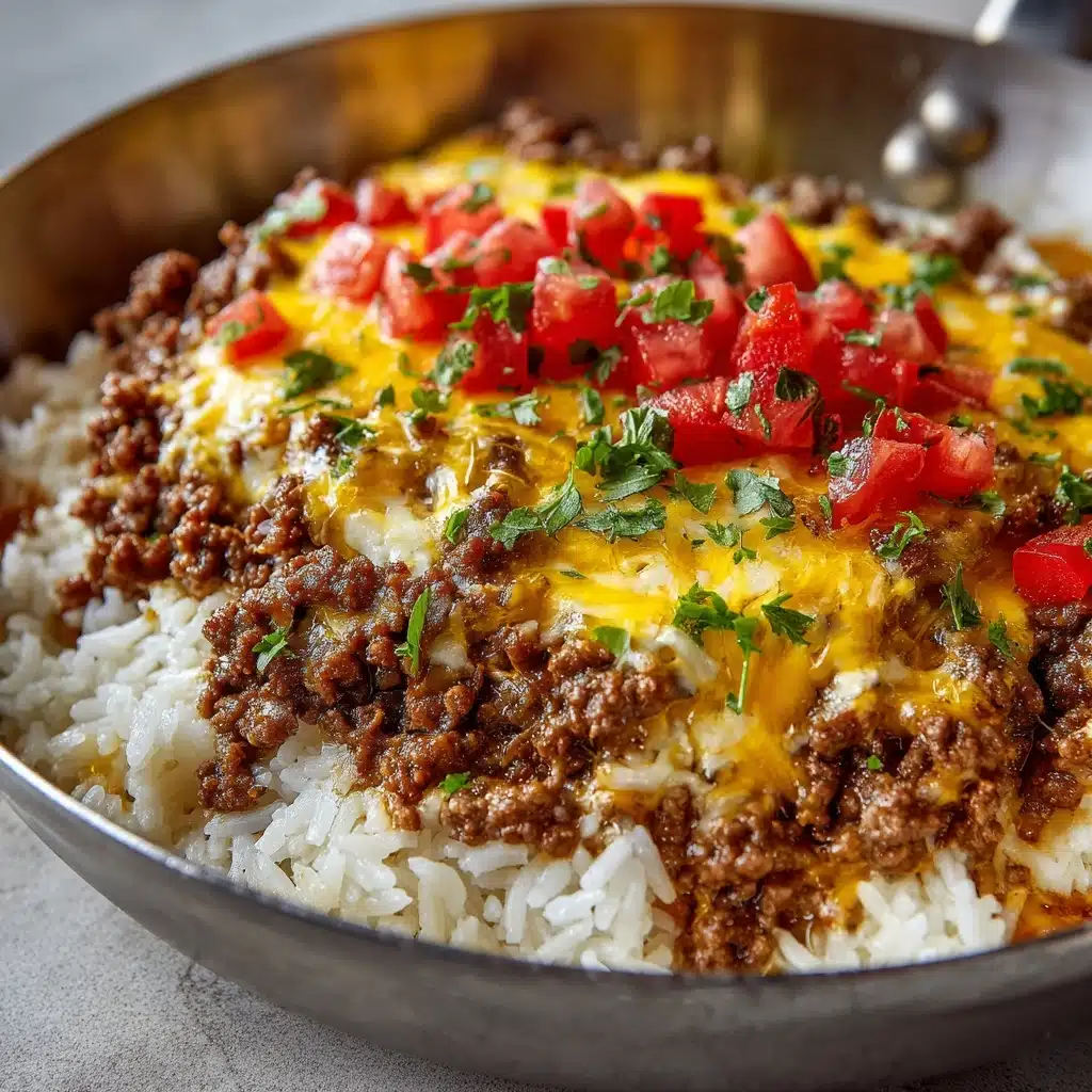 Ground Beef and Rice Skillet Recipe - Recipe Image