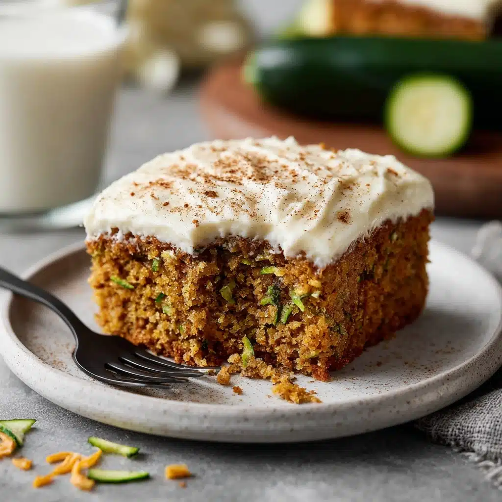Zucchini Cake with Cream Cheese Frosting Recipe - Recipe Image