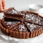 The Most Amazing Salted Dark Chocolate Tart Recipe