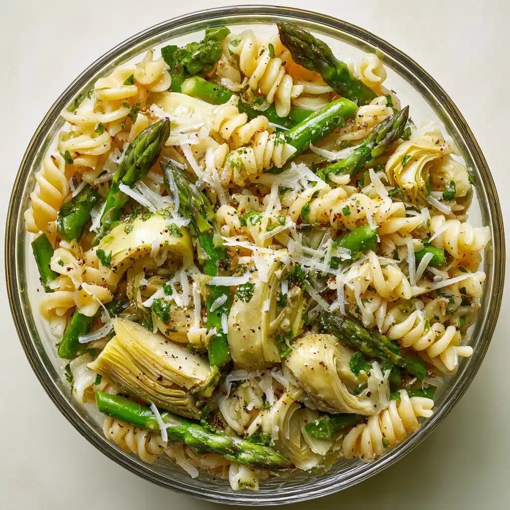 Lemony Artichoke Pasta Salad Recipe