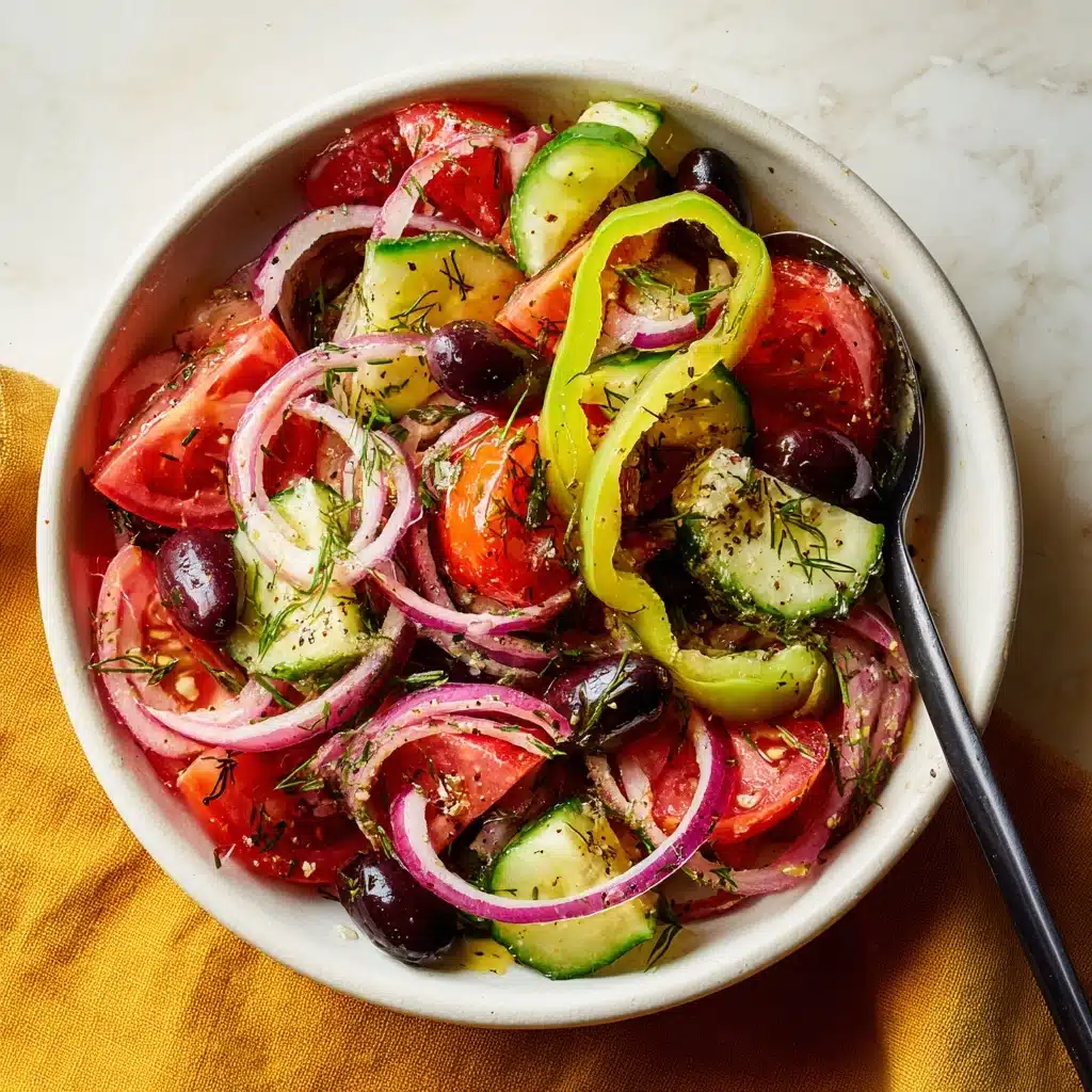 Authentic Greek Salad Recipe
