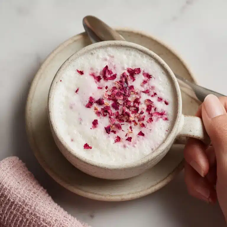 Rose Latte (Hot or Iced) Recipe