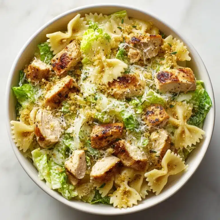 Chicken Caesar Pasta Salad Recipe