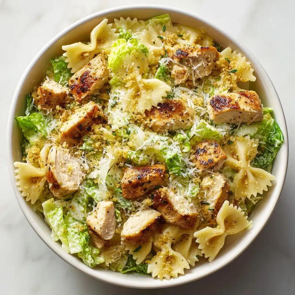 Chicken Caesar Pasta Salad Recipe