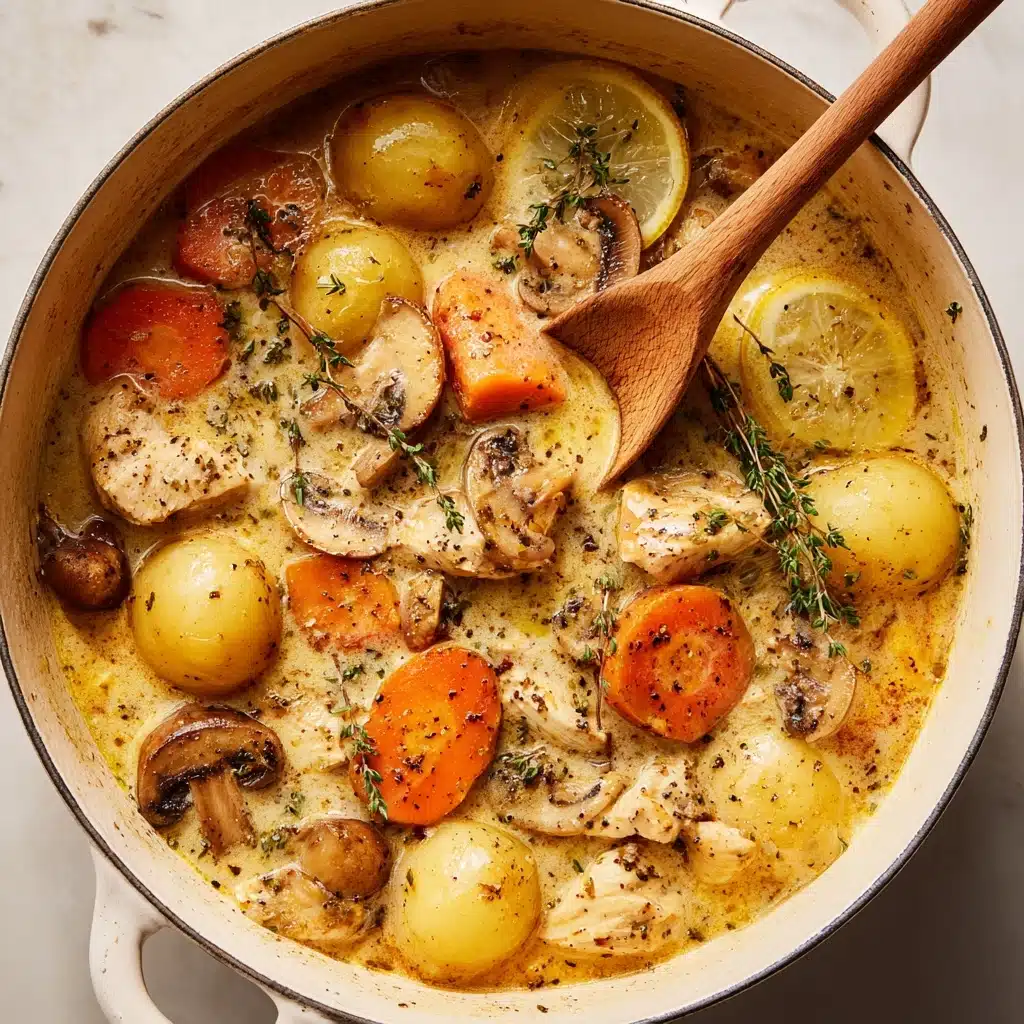 Lemony Chicken Stew Recipe - Recipe Image
