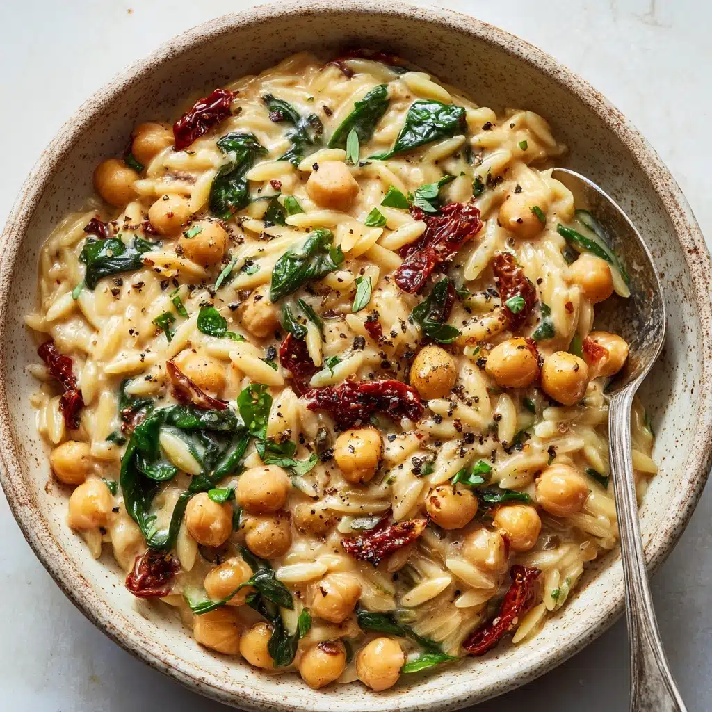 Marry Me Chickpeas and Orzo Recipe - Recipe Image