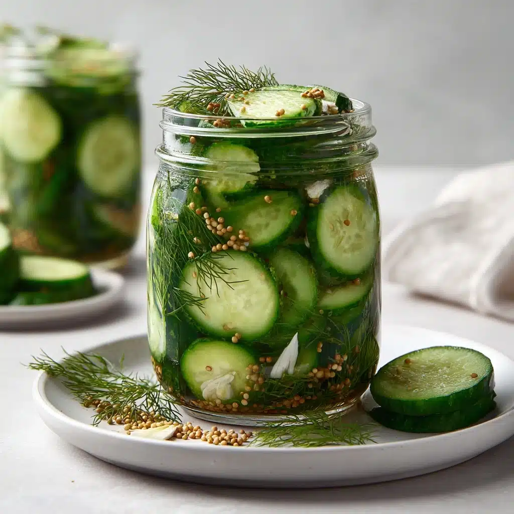 Easy Refrigerator Pickles Recipe